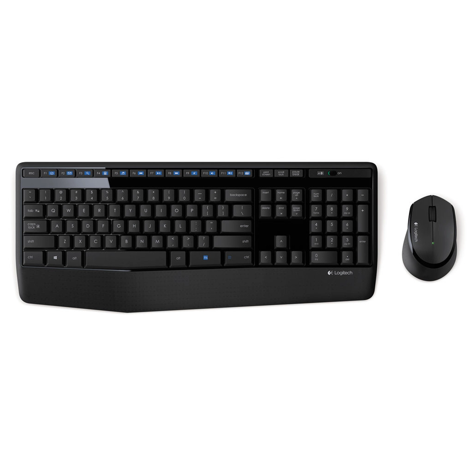 Combo Teclado Y Mouse Inalámbrico Logitech Mk345 Negro