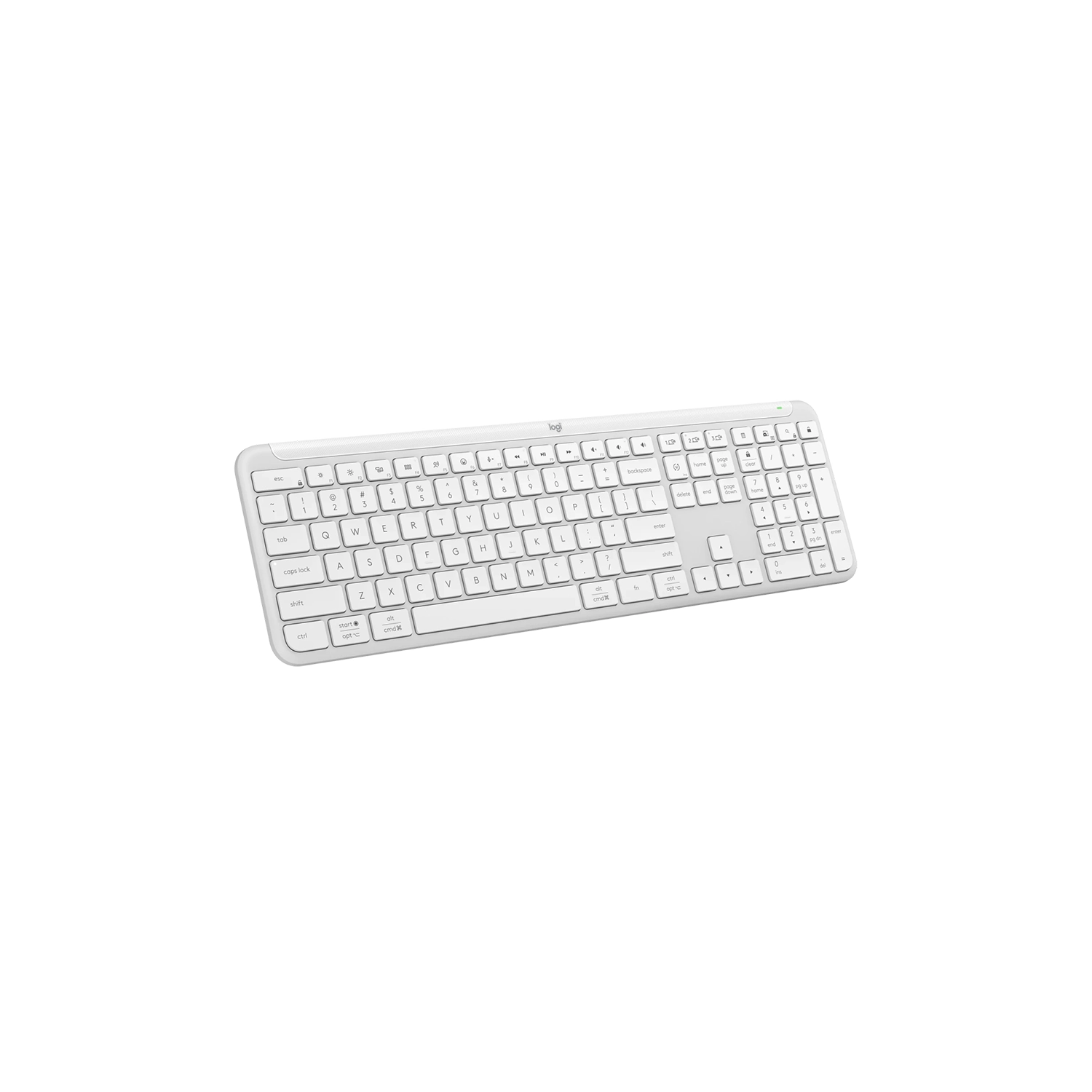 Teclado Inalámbrico Logitech K950 Blanco
