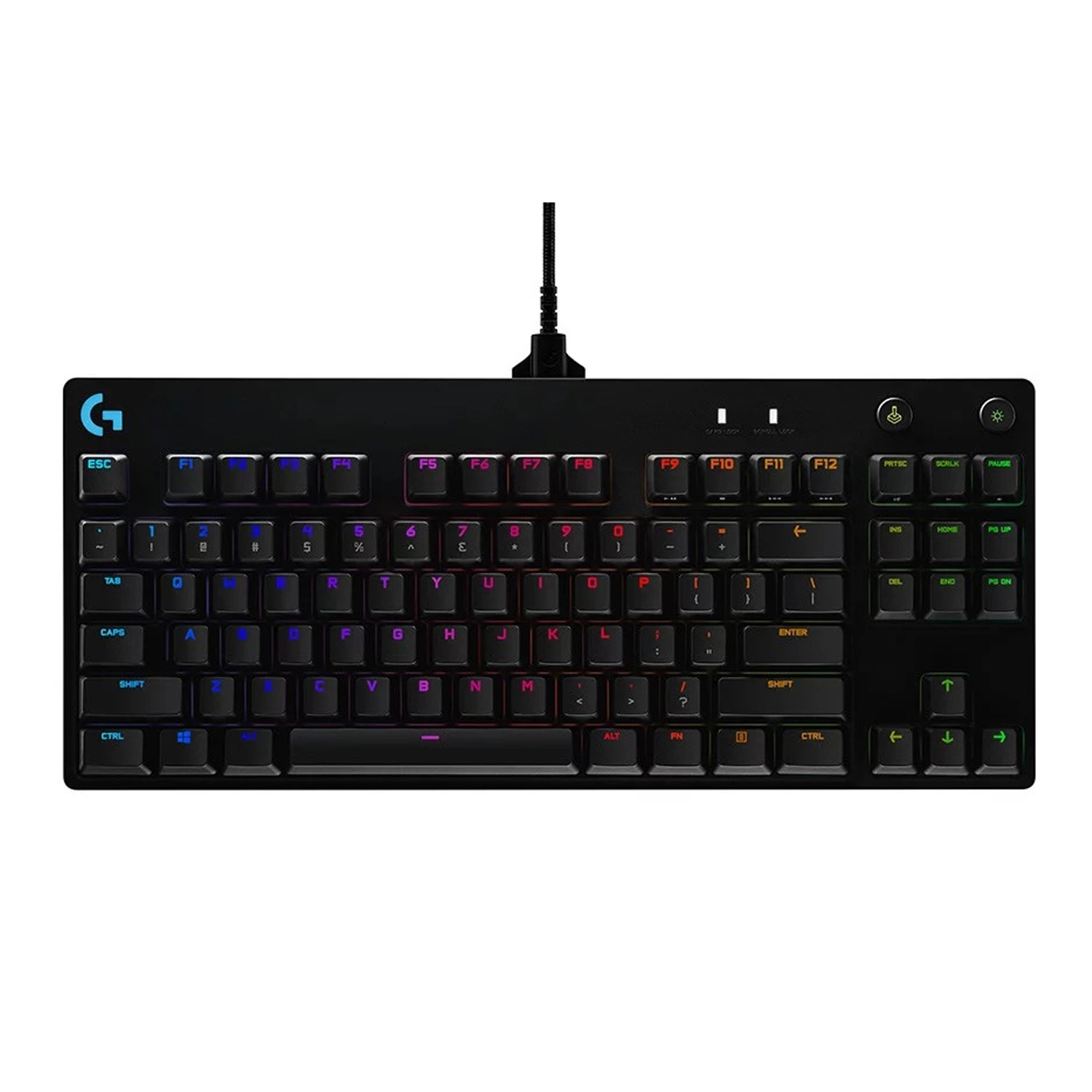 Teclado C/Cable Logitech Gpro Tkl Negro