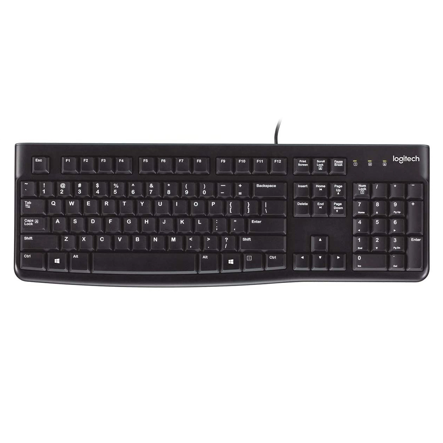 Teclado C/Cable Logitech K120 Negro