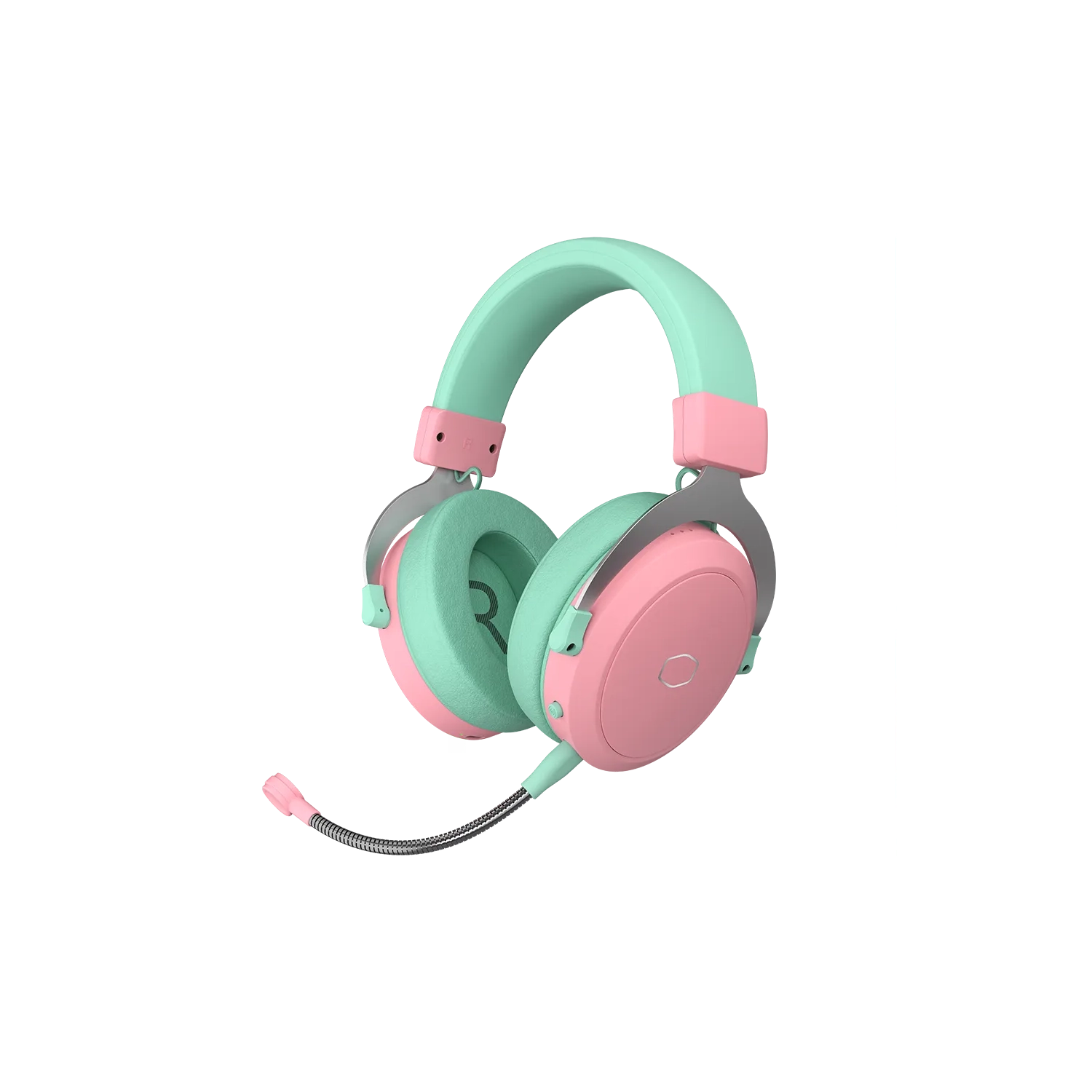 Auricular Cooler Master Ch351 Wireless Bt 5.4 2.4Ghz Usb-C 3.5Mm Macaron