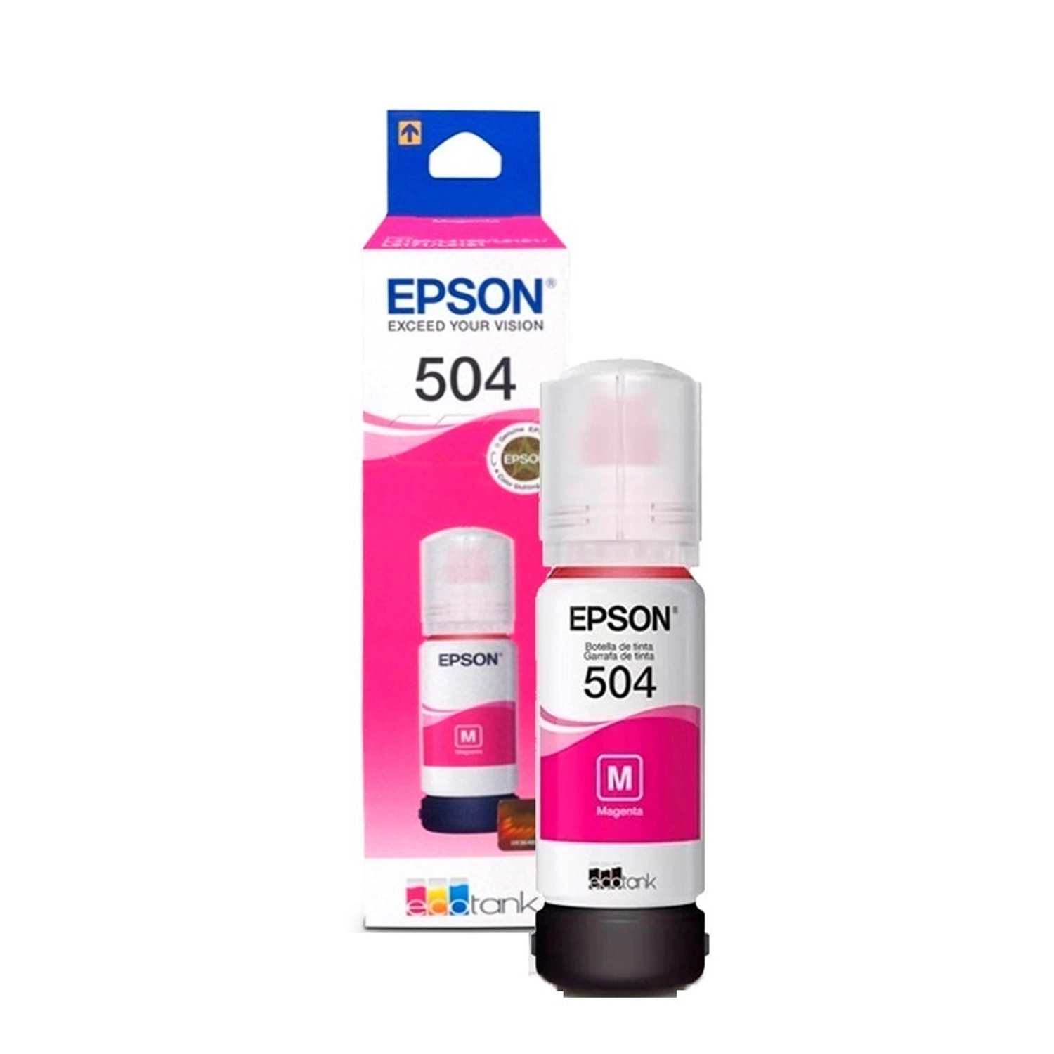 Botella De Tinta Epson 504 Magenta