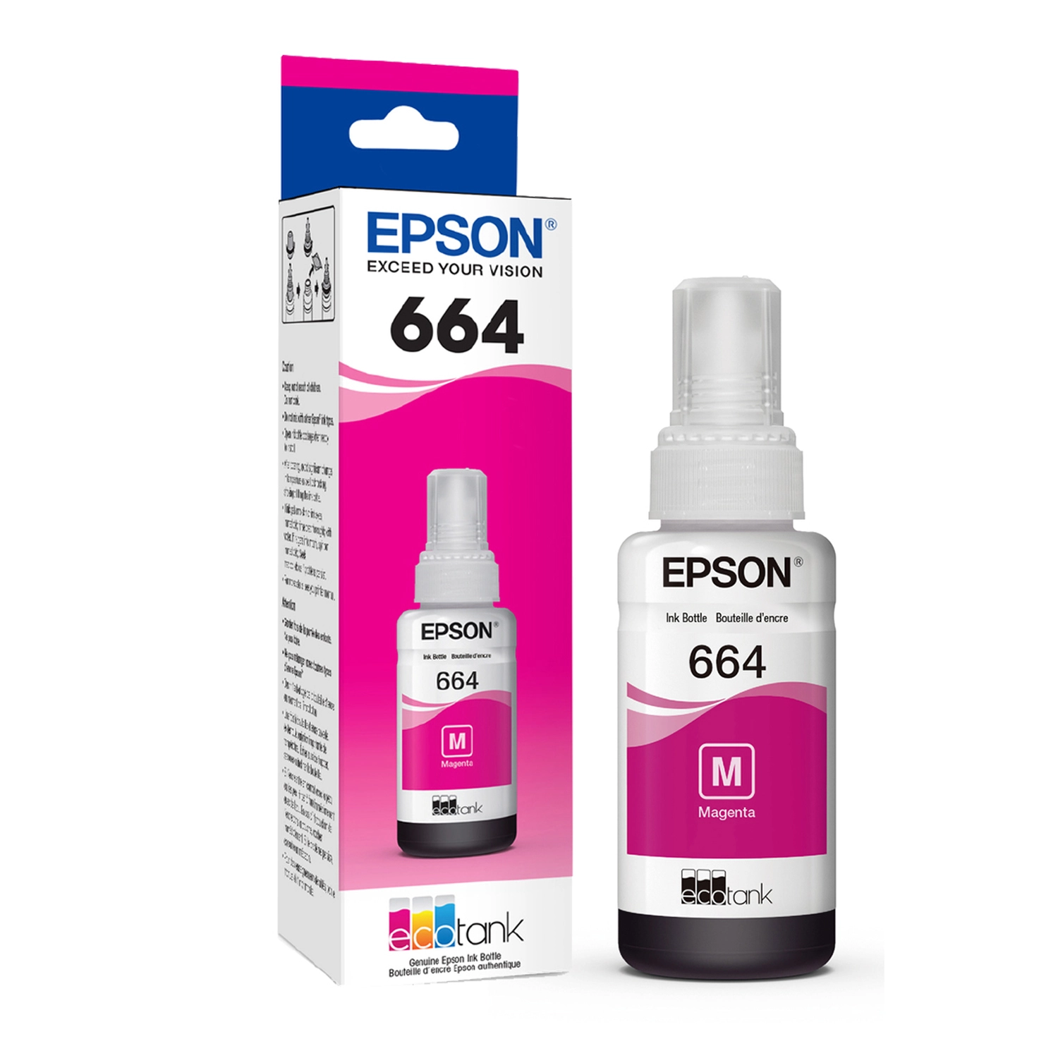 Botella De Tinta Epson 664 Magenta