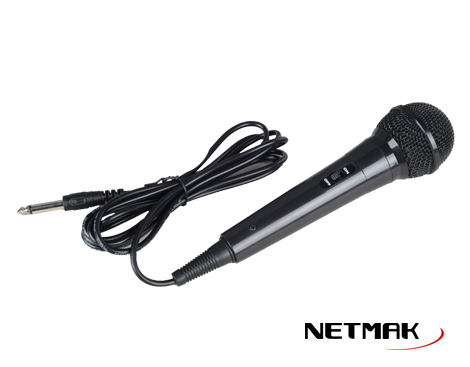 NM-MC7 Netmak Microfono Dinamico - incluye adaptador 3.5 mm