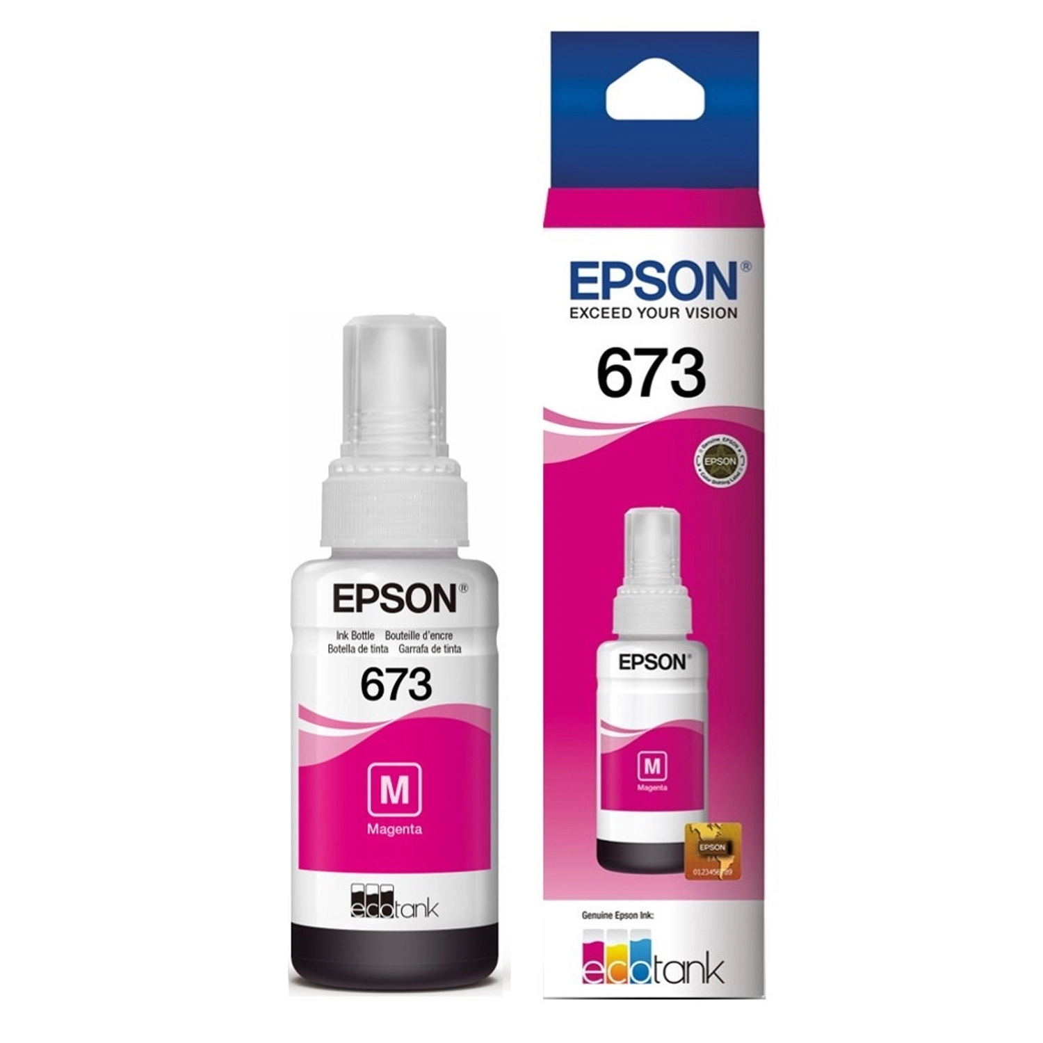 Botella De Tinta Epson 673 Magenta