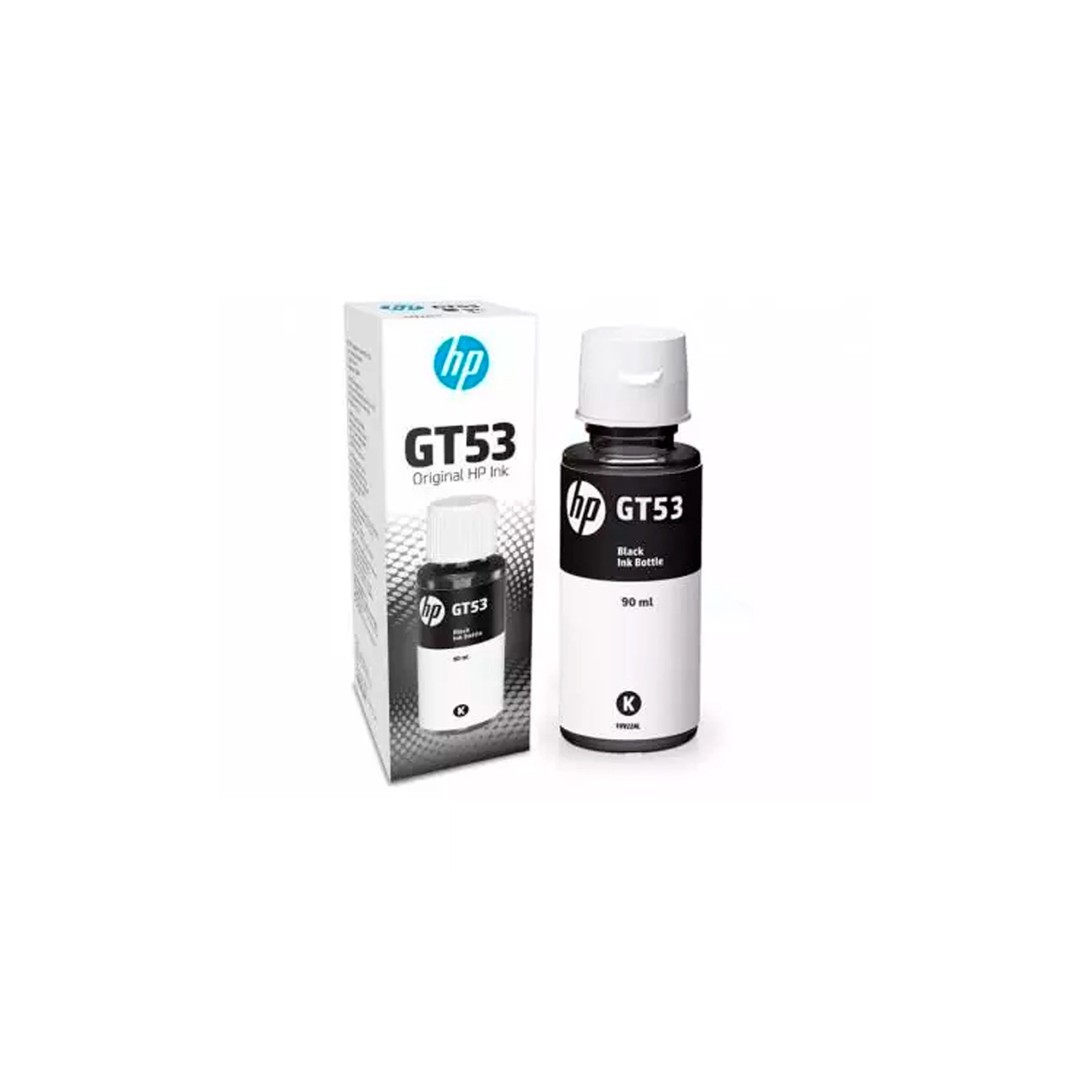 Botella De Tinta Hp Gt 53 Negro