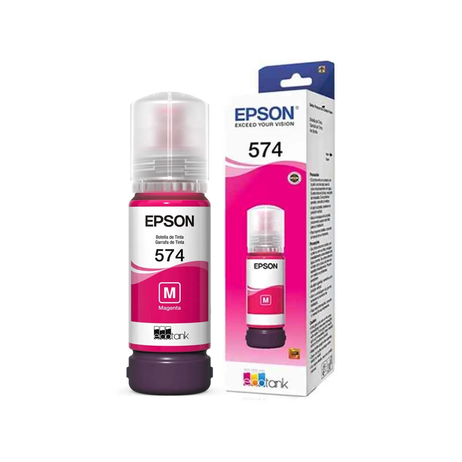 Botella De Tinta 574 Magenta Para L8050