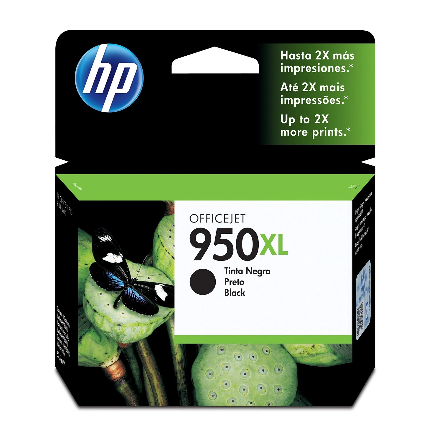 Cartucho De Tinta Hp 950Xl Negra Alto Rendimiento