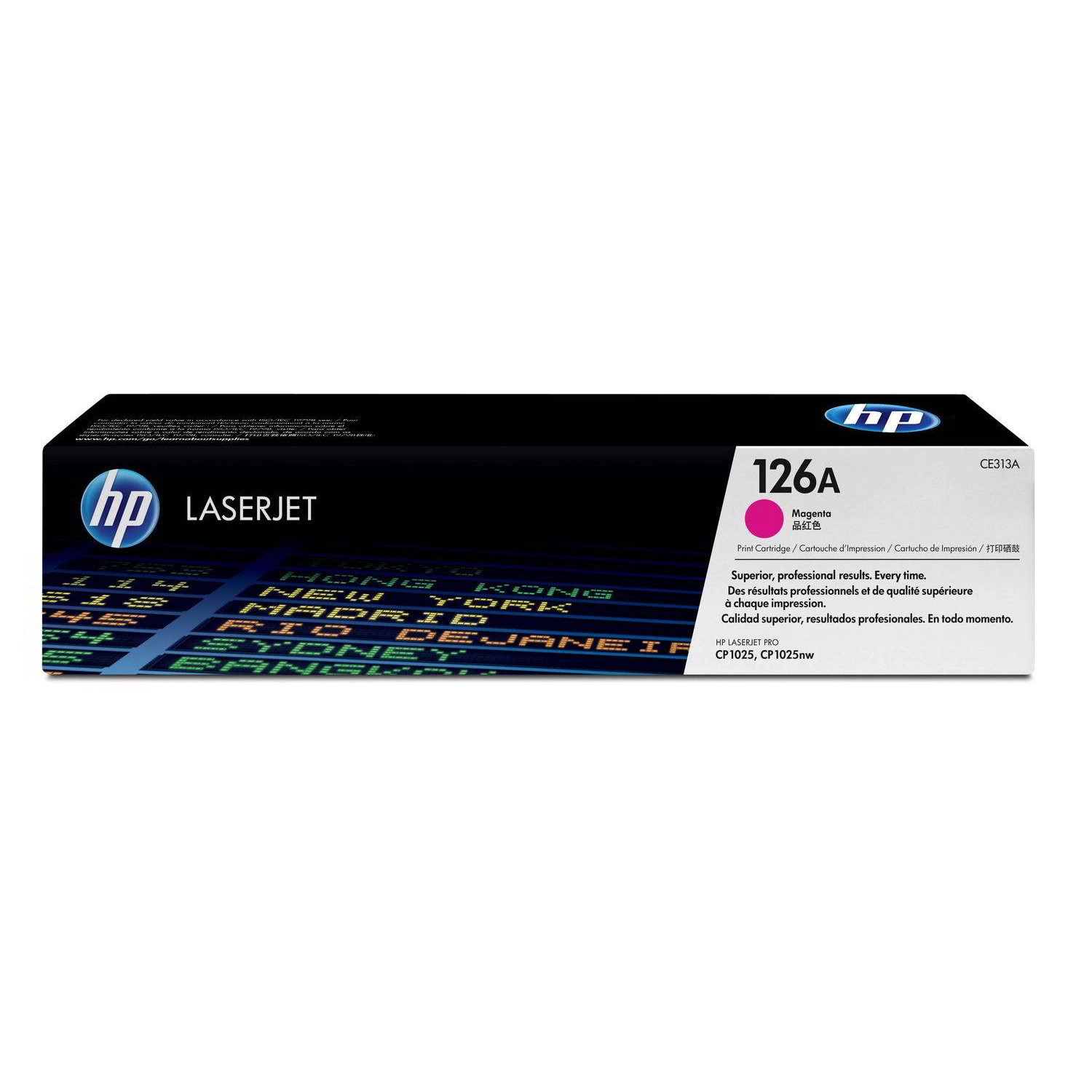 Cartucho de toner 126A Magenta LaserJet