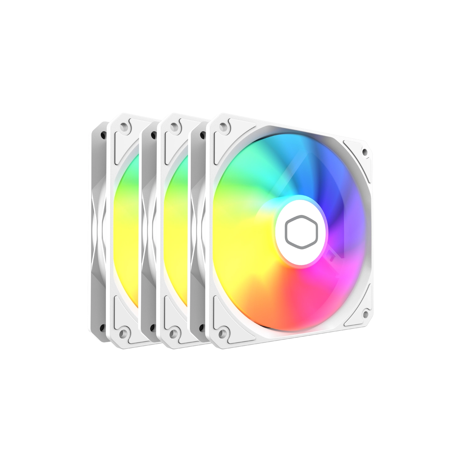 Fan Cooler Cm Mf120 Lite Argb White 3-Pack 120Mm