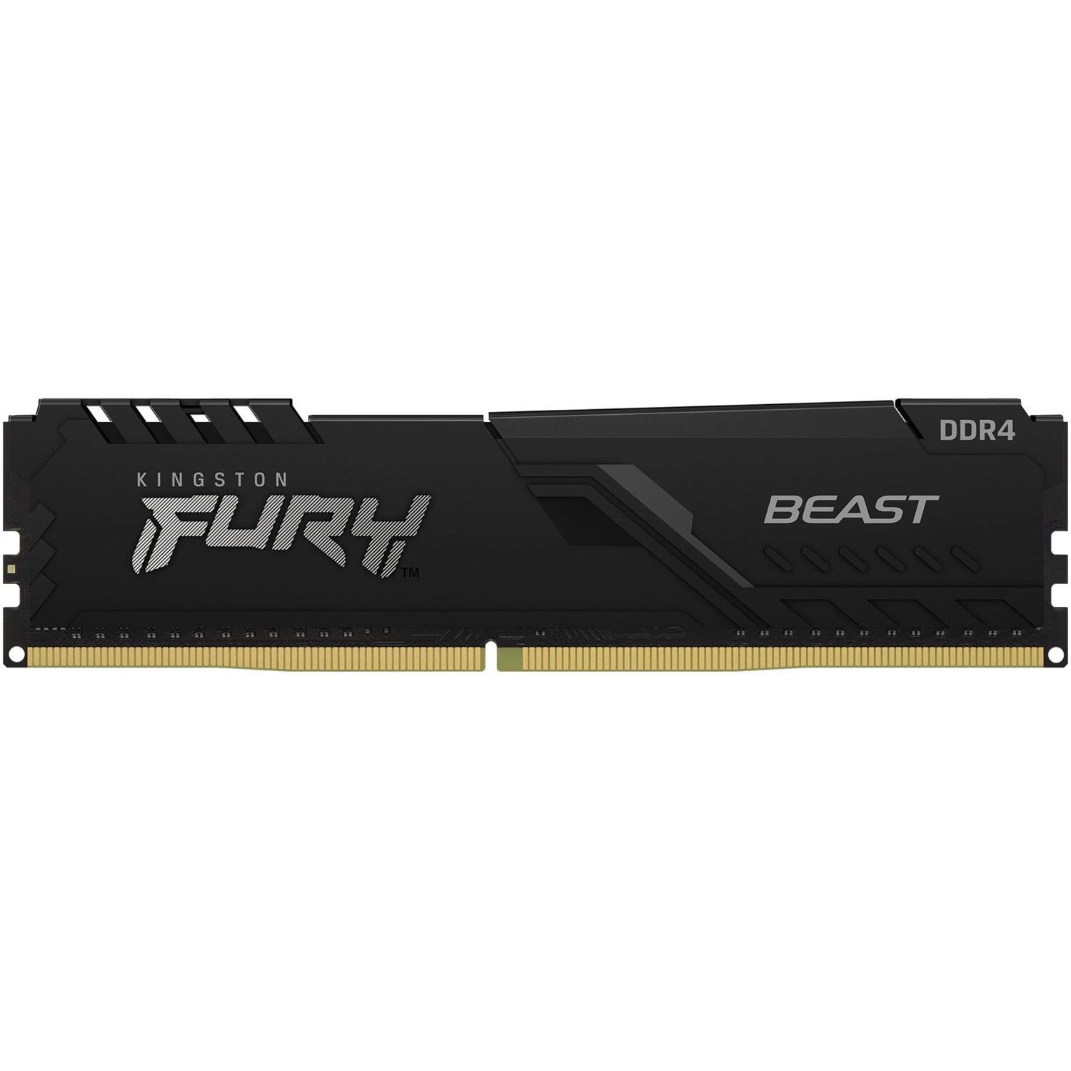 Memoria Ram Udimm Kingston Fury Beast 16Gb Ddr4 3200 Mhz Cl16 1.35V Single Negro
