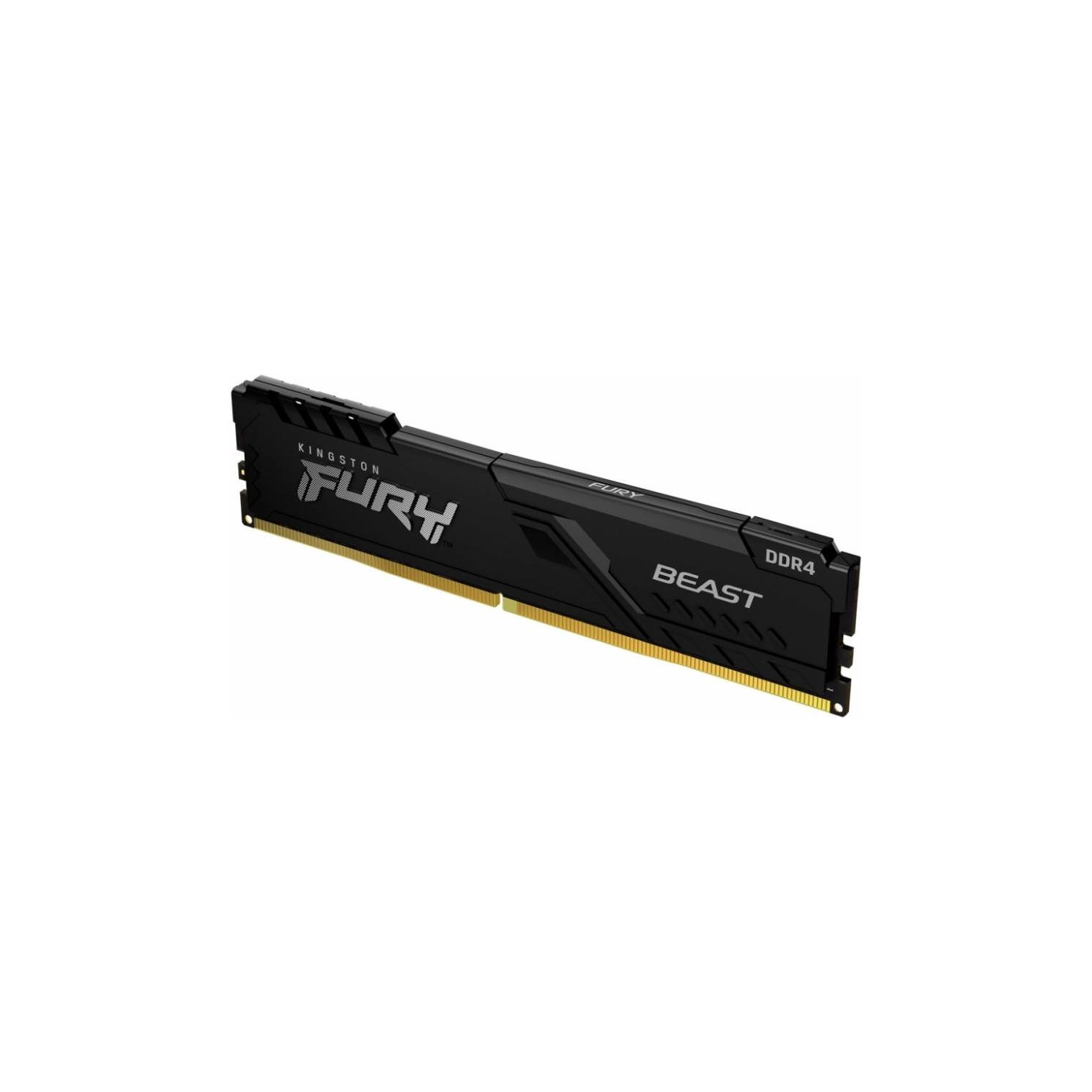 Memoria Ram Udimm Kingston Fury Beast 8Gb Ddr4 3200 Mhz Cl16 1.35V Single Negro