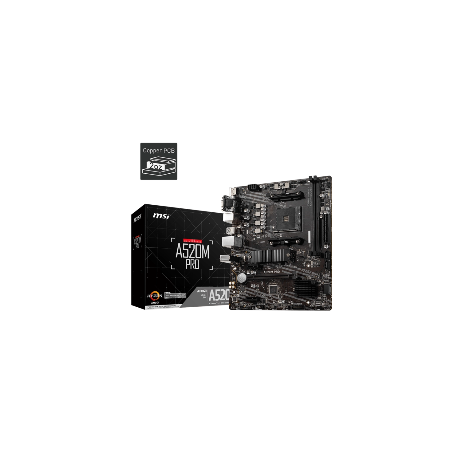 Motherboard Msi A520M Pro Am4 Ddr4