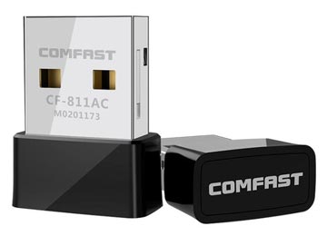 PLACA DE RED WIFI USB COMFAST CF-WU811AC 650MBPS DUAL BAND 2.4GHZ 5.8GHZ MINI NANO CHIPSET RTL8811CU ADAPTADOR ANTENA