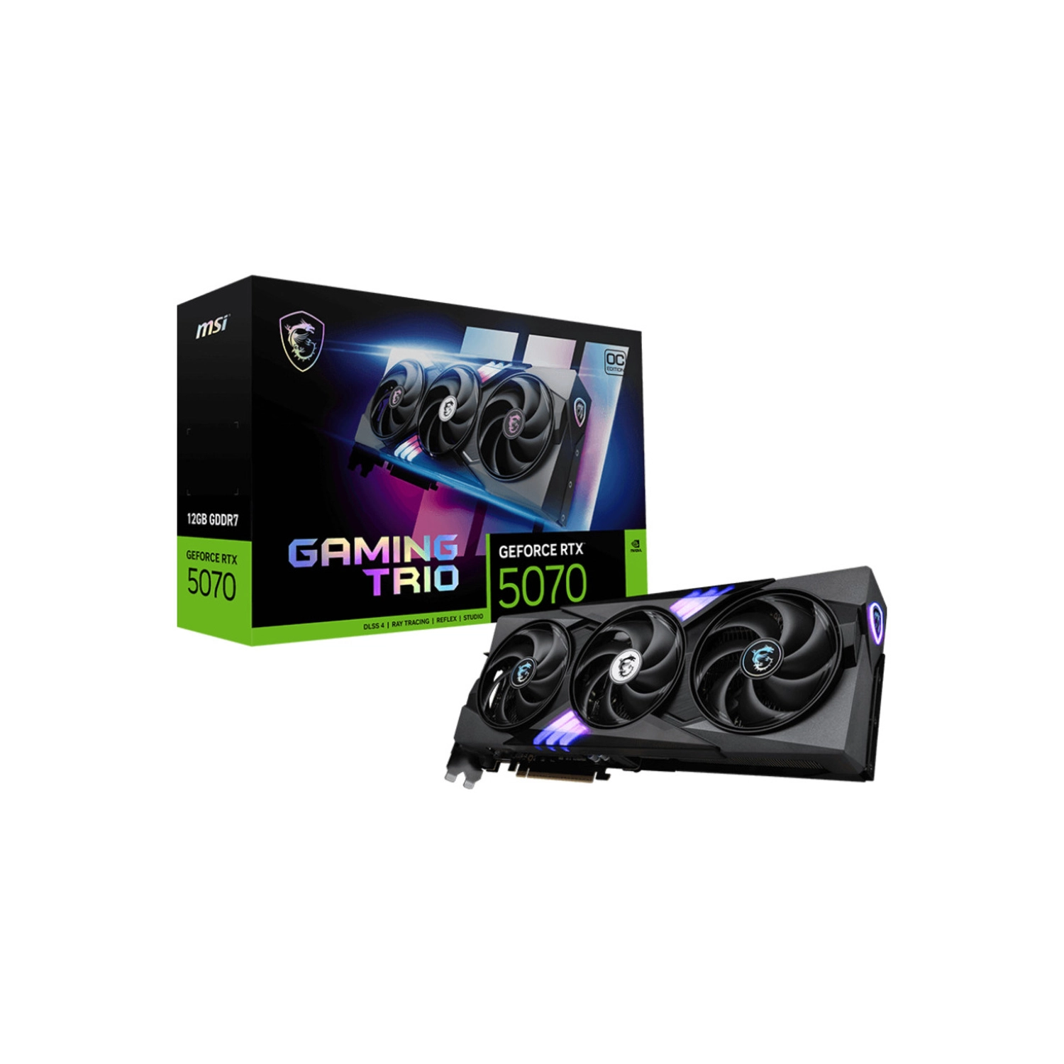 Placa Msi Geforce Rtx 5070 12G Gaming Trio Oc
