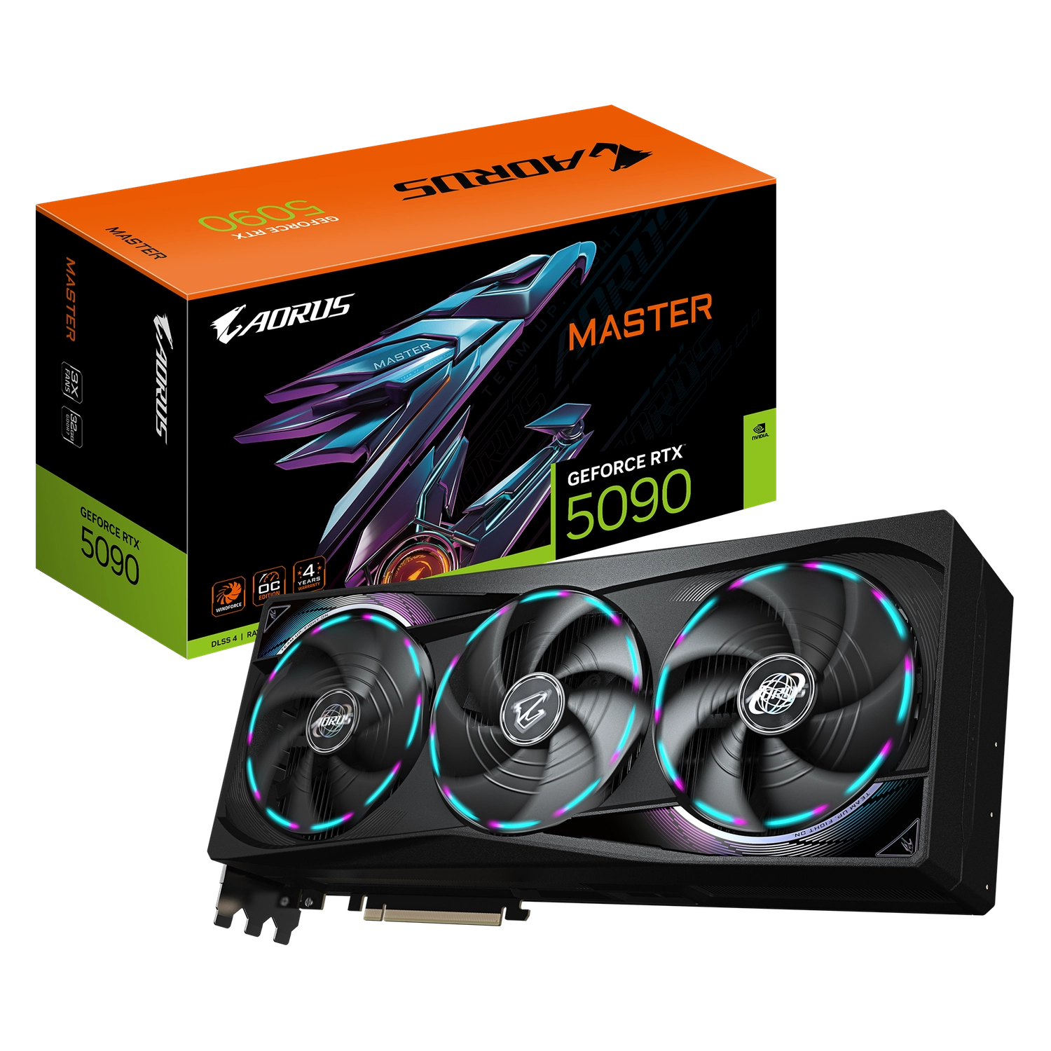 Placa De Video Gigabyte Aorus Geforce Rtx 5090 Master 32G