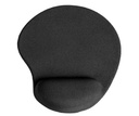 Pad Mouse Con Apoya Muneca De Espuma 20X24X0.4Cm Goma Eva Economico Negro