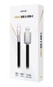 Netmak Nm-124 Cable USB a Usb-C con punta giratoria