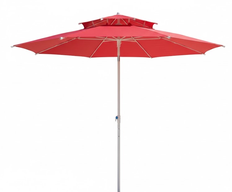 Sombrilla Playa Lisa 2.20 mt con deflector Ultra Reforzada Aluminizada