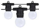 Etheos Guirnalda Deluxe Termosellada 10 Metros Con 10 Portalamparas + 10 Lamparas Gota Calido
