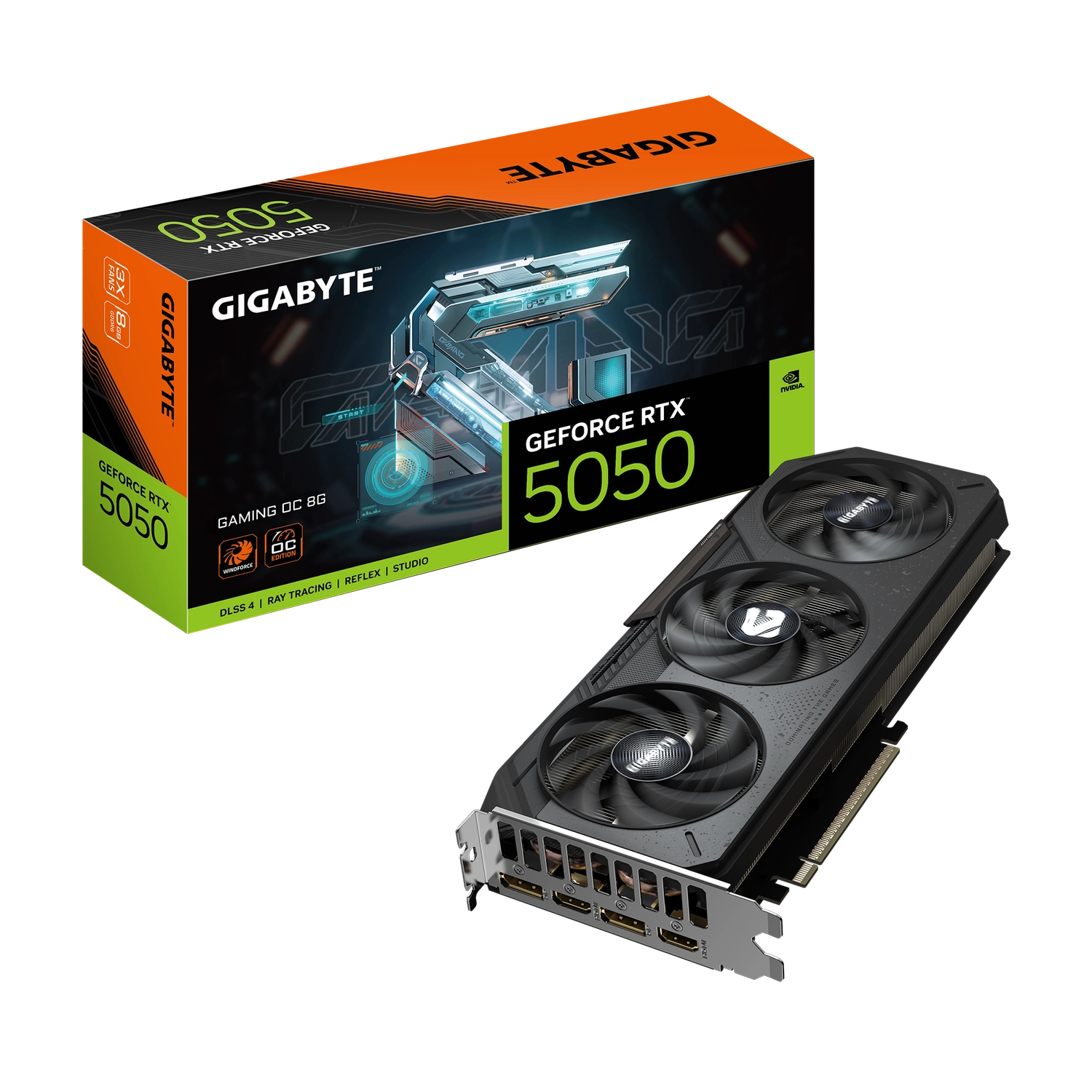 Placa De Video Gigabyte Geforce Rtx 5050 Gaming Oc 8G