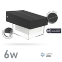Trefi Aplique Solar 6W Exterior Luz Fría 600Lm 6000K Ip54 Con Sensor Nocturno 12Hs