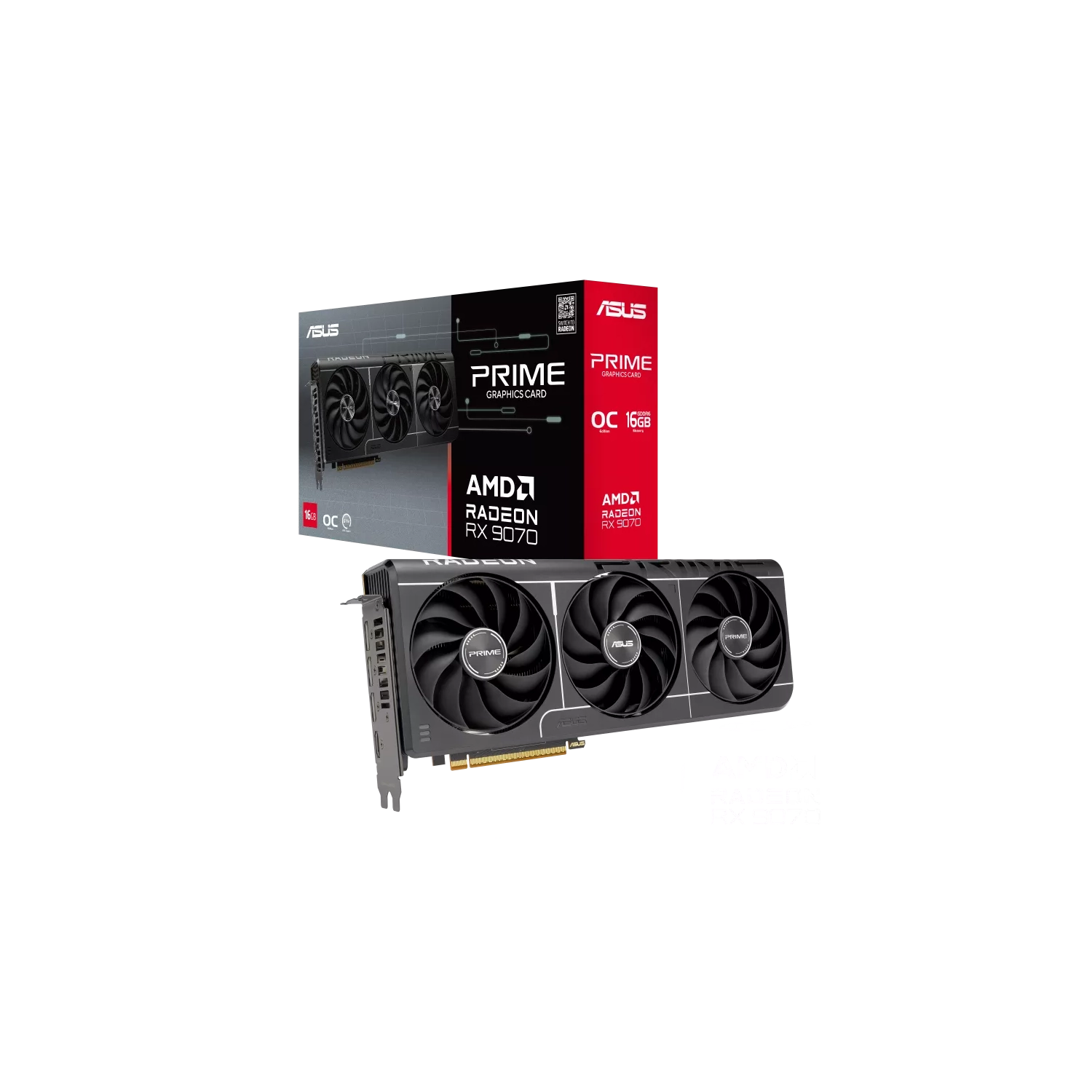 Placa De Video Asus Amd Radeon Prime Rx9070 O16G Evo