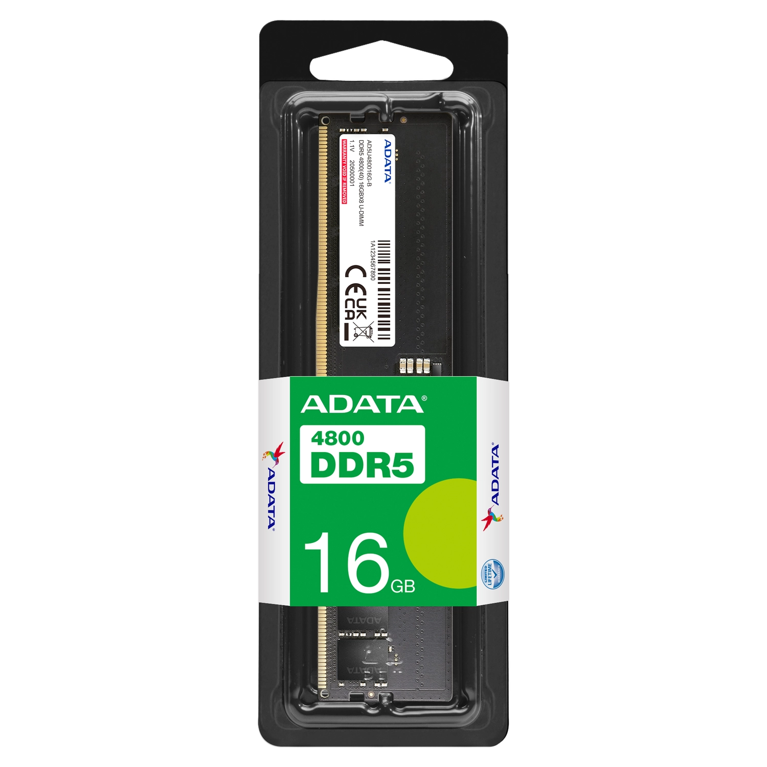 Memoria Ram Udimm Adata 16Gb Ddr5 5600Mhz Cl46 1.1V