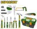 Jadever Jdhs3B85 Descripción Kit De Herramientas Manuales De 85 Piezas - Incluye Varias Heramientas Manuales + Caja De Herramientas De Pvc