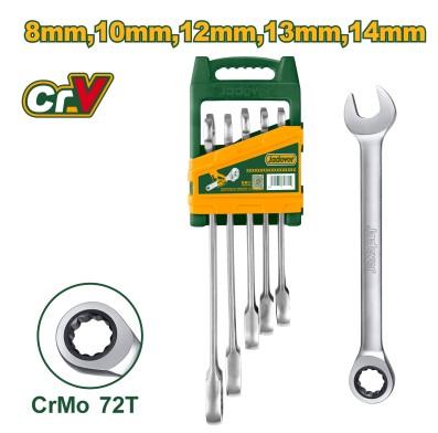 Jadever Set Llaves X5 Crv Combinada Cricket 8-14 Jdsp4205