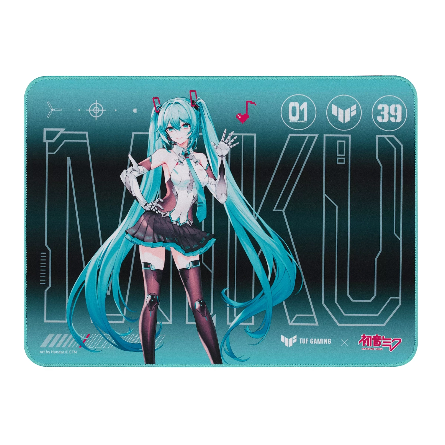 Mousepad Asus Nc19 Tuf Gaming P1 Hatsune Miku Edit