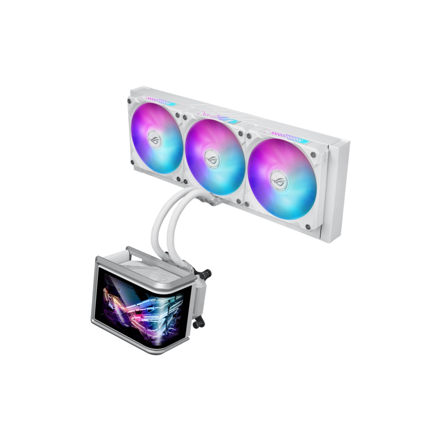 Water Cooler Asus Rog Ryuo Iv Slc 360 Argb Wht