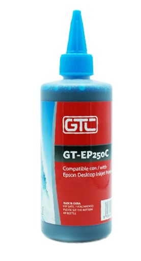 Gtc Tinta Epson Alternativa 250 Ml Cyan Para Sistema Continuo