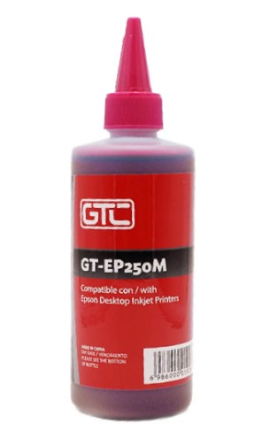 Gtc Tinta Epson Alternativa 250 Ml Magenta Para Sistema Continuo