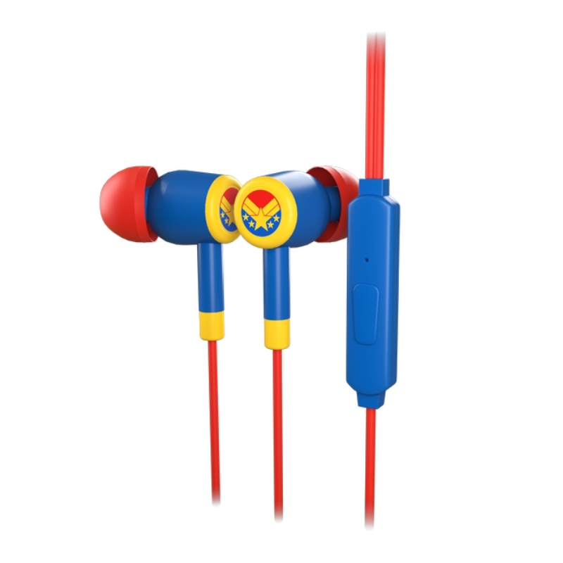 Auricular Xtech Earphones Cmic  Avanger Capitana Marvel (Xte-M100Cm)