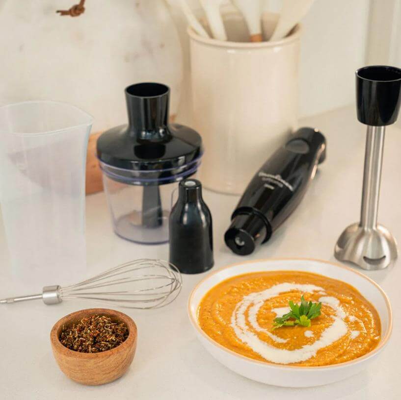 Licuadora De Mano Moulinex Turbomix Inox 3 En 1 Plus 600W (Dd1232A0)