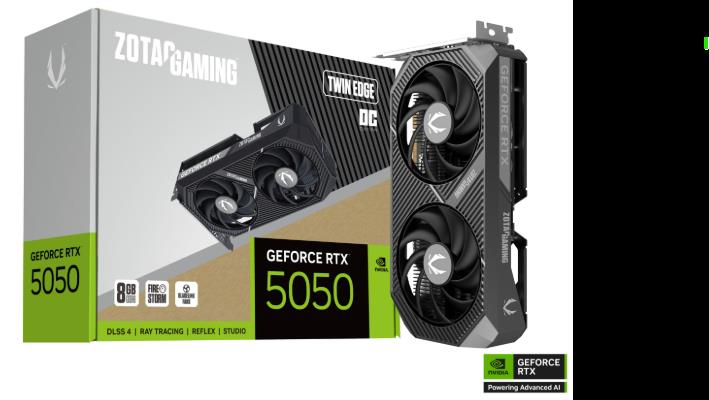 Gpu Zotac Gaming Geforce Rtx5050 Twin Edge Oc 8Gb (Zt-B50500H-10M)