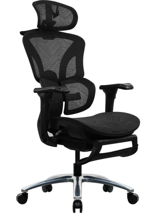 Silla Gamer Formula V Ergolux 4 Mesh Black