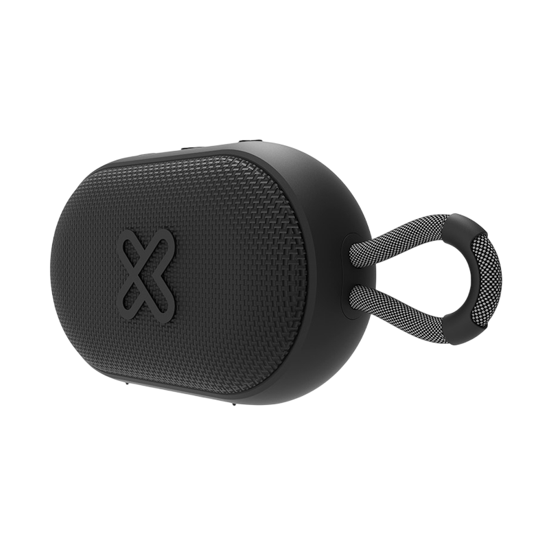 Parlante Klipxtreme Groovesplash  Portatil Stereo  True Wireles 12Hs - 6W - Ipx7 Negro (Kbs-030Bk)
