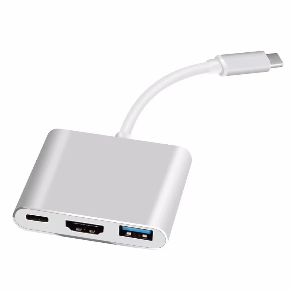 Hub Usb Tipo C De 3 Puertos Usb Gnr-Hb3Bx-100 (8286)