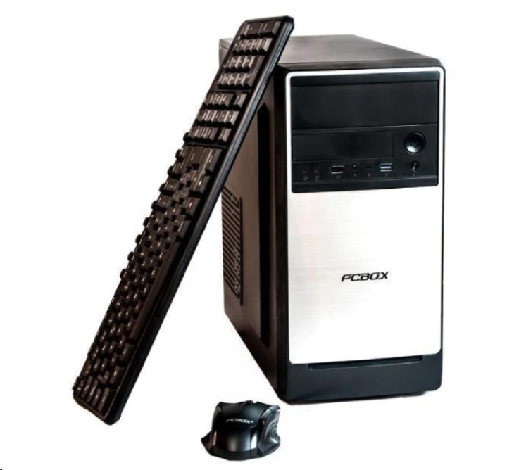 Pc Pcbox Amd Ryzen 5 3400G Mbb 16Gb Ssd 480Gb Sin Sistema Kit Teclado Mouse