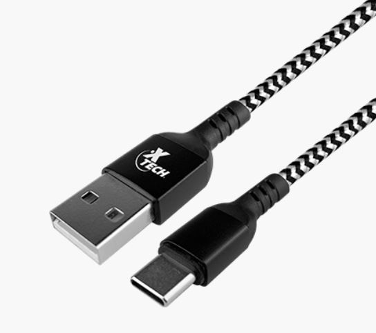 Cable Xtech Conector Tipo C Macho Usb 20 Trenzado  180 M (Xtc-511)