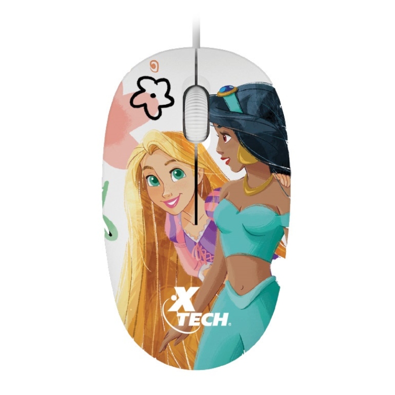 Mouse  Xtech  Xtm-D406Ps  Disney Princesas  Ccable Usb