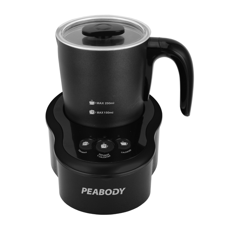 Espumador De Leche Peabody Pe-Mf2316 Capacidad 250Ml 3 Funciones Espumarcalentarespumar Y Calent
