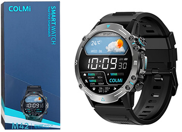 Smartwatch Colmi M42 cardiaco sueño oxigeno en sangre saturacion super deportivo contesta llamadas bt 5.0 ip68 