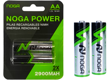 Noganet  Pilas Recargables AA 2900 Mah Blister X 2 1.2V 