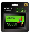 DISCO SSD ADATA SU650 512GB BLISTER (ASU650SS-512GT-R)