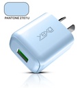 Only Adaptador-Cargador 220V Modo-018 4.8A – Rush – 1Usb – Only – Verde O Celeste