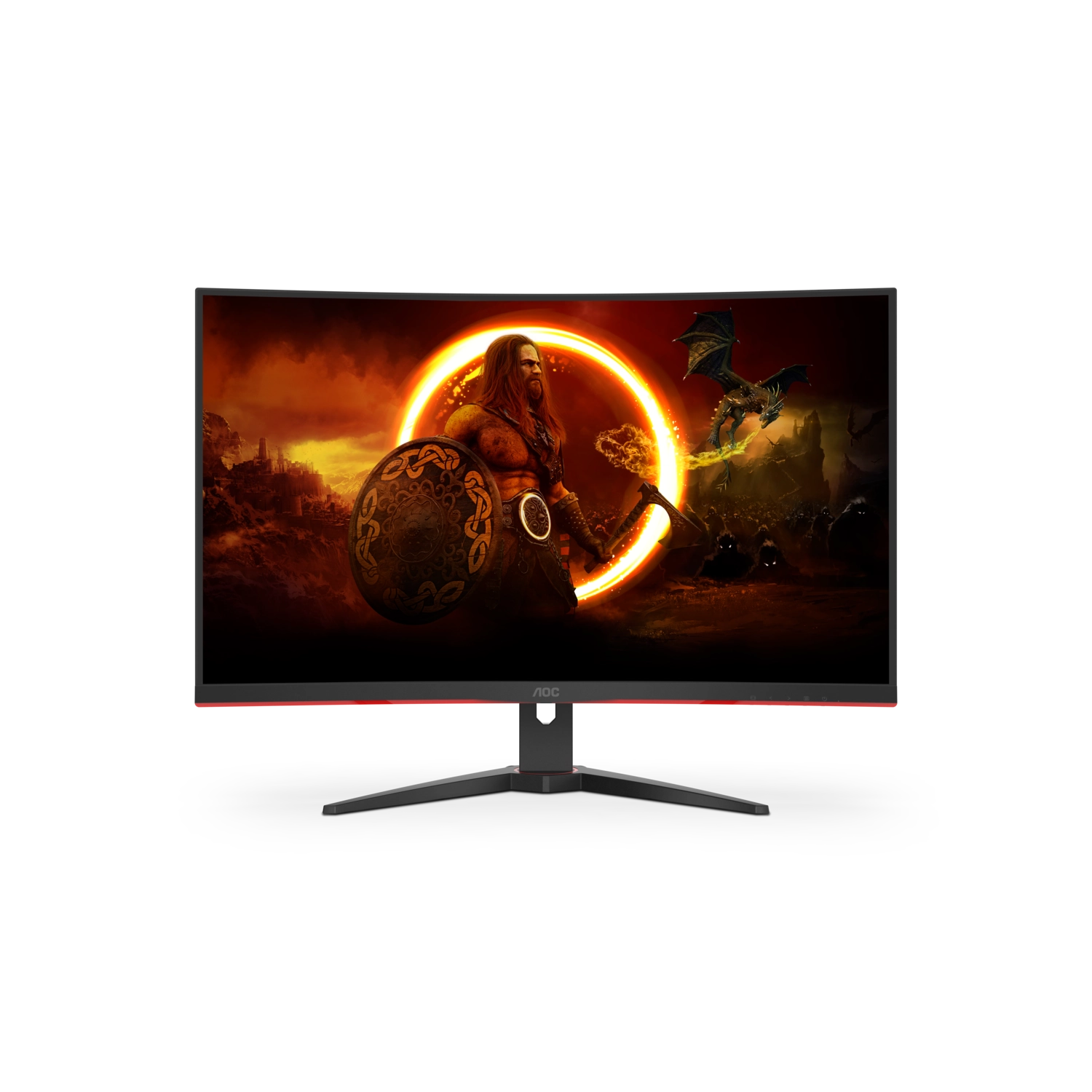 Monitor Aoc C32G2Ze 31,5" Va Fhd 240Hz 4Ms Curved Gaming Ficha Usa