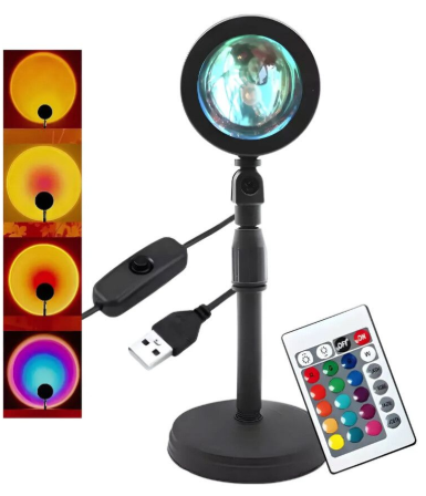 Lampara Atardecer Mods-043 – St – Negro Usb